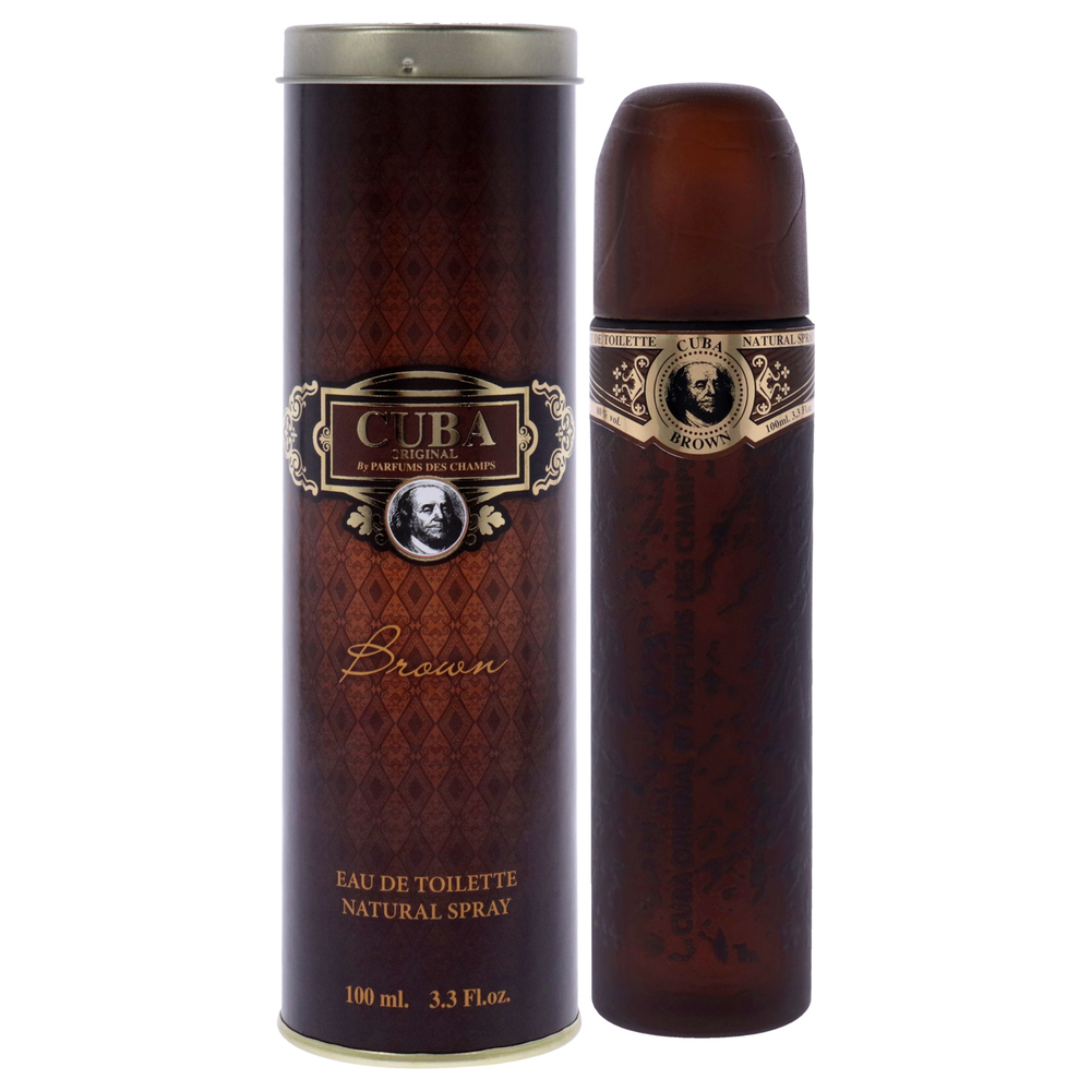 Cuba Brown by Cuba for Men - 3.3 oz EDT Spray